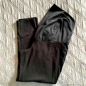 Black Maternity Work Slacks